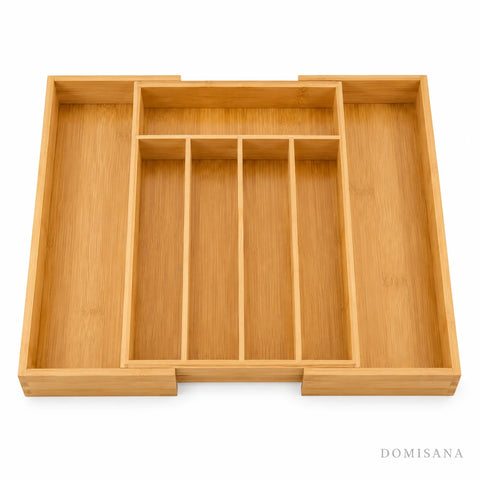 Takumi Bamboo Flatware Drawer Organizer