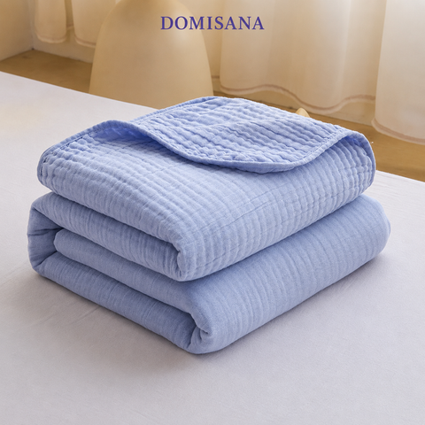 Cotton Waffle Blanket - Breathable All-Season Throw
