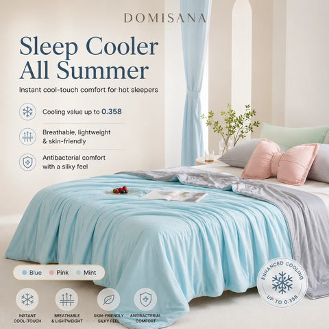 Cooling Silk Summer Blanket