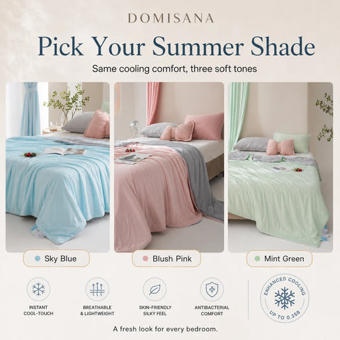 Cooling Silk Summer Blanket