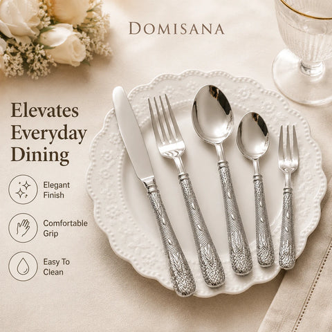 Valemont Baroque Silverware Set