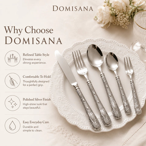 Valemont Baroque Silverware Set