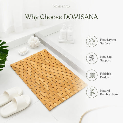 Premium Bamboo Bath Mat