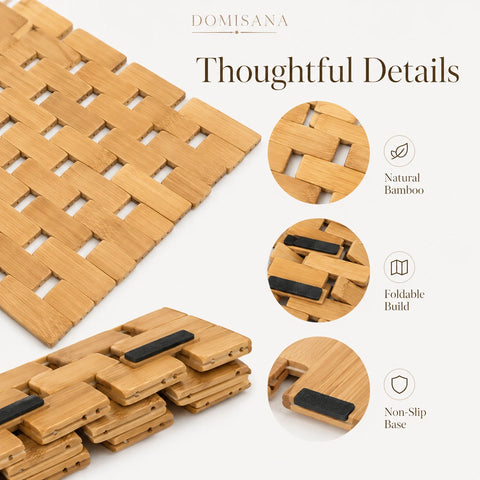 Premium Bamboo Bath Mat