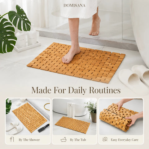 Premium Bamboo Bath Mat
