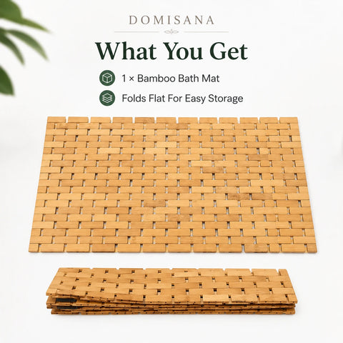 Premium Bamboo Bath Mat