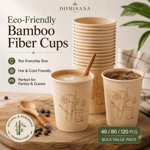 Eco-Friendly Bamboo Fiber Paper Cups