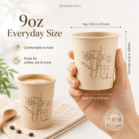 Eco-Friendly Bamboo Fiber Paper Cups