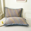 Chevron Pattern Cotton Gauze Jacquard Quilt 8