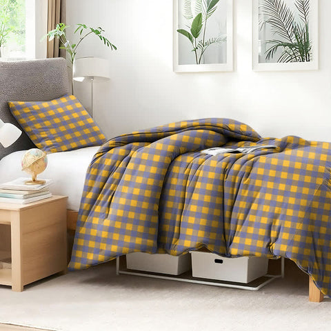 Harper Cotton Checkered Dorm Bedding Set