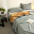 Cotton Elegant Floral Soft Gauze Quilt 1
