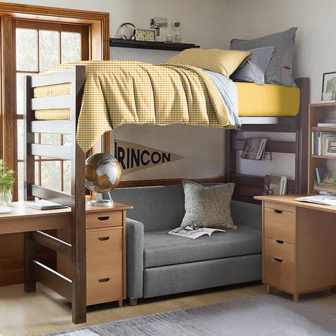 Soft Cotton Duvet Cover Dorm Bedding Set