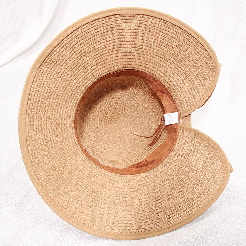SELENE BOW STRAW HAT