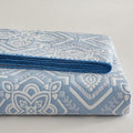 Elegant Floral Cotton Double Layer Gauze Reversible Quilt 5
