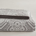 Elegant Floral Cotton Double Layer Gauze Reversible Quilt 7