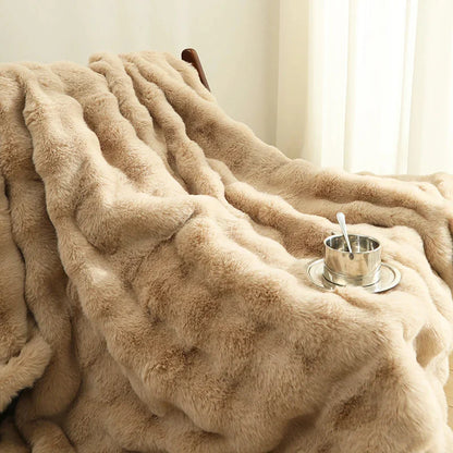 PREMIUM FAUX RABBIT BLANKET