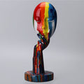 Female Thinker Colorful Art Sculpture 0