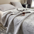 Floral Leaf Print Cotton Muslin Quilt 2