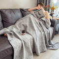 Floral Leaf Print Cotton Muslin Quilt 6