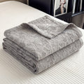 Floral Leaf Print Cotton Muslin Quilt 7