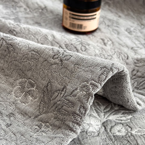 Floral Leaf Print Cotton Muslin Quilt 8
