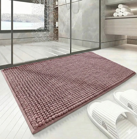 Super Absorbent Chenille Bathroom Mat