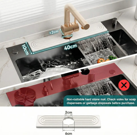 The InstaDry Faucet Stone Mat