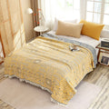 Geometric Pattern Soft Cotton Reversible Quilt 0