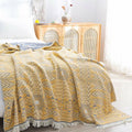 Geometric Pattern Soft Cotton Reversible Quilt 1