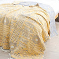 Geometric Pattern Soft Cotton Reversible Quilt 3