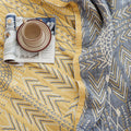 Geometric Pattern Soft Cotton Reversible Quilt 7
