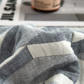 Geometric Triangle Print Cotton Muslin Quilt 7