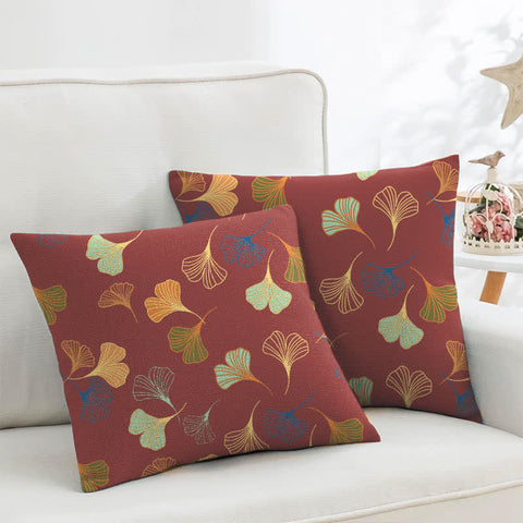 Ginkgo Leaf Cotton Pillowcase Set (2PCS)