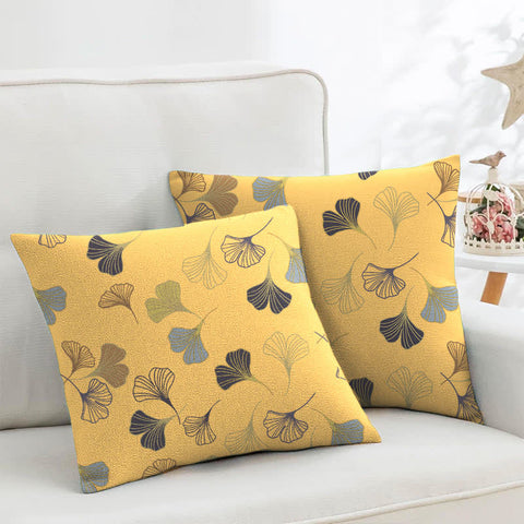 Ginkgo Leaf Cotton Pillowcase Set (2PCS)