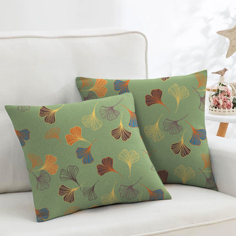 Ginkgo Leaf Cotton Pillowcase Set (2PCS)