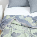 Ginkgo Leaf Cotton Gauze Reversible Quilt 5