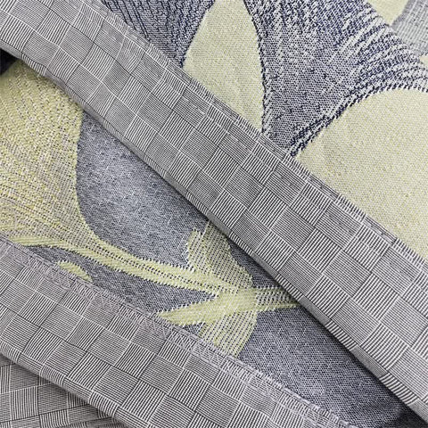 Ginkgo Leaf Cotton Gauze Reversible Quilt 7