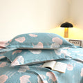 Ginkgo Leaf Jacquard Three-layer Cotton Quilt 5