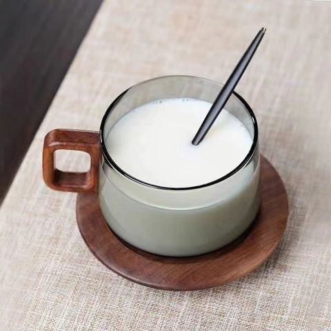 Borosilicate Glass Tea Infuser Mug