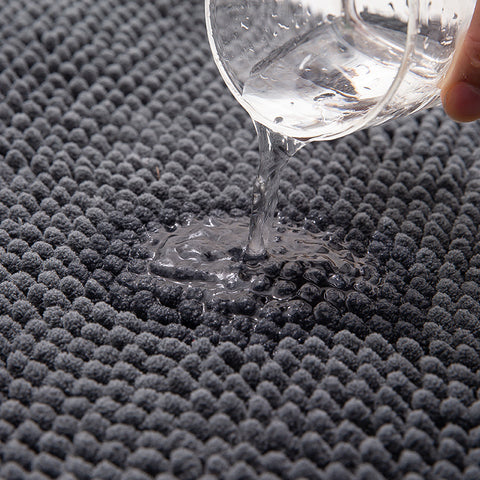 Super Absorbent Chenille Bathroom Mat