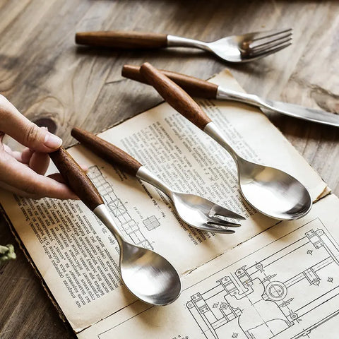Norden Log-Handle Cutlery Set