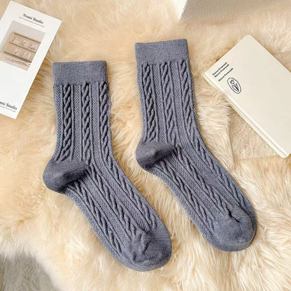 NORDIC COZY MID-CALF SOCKS