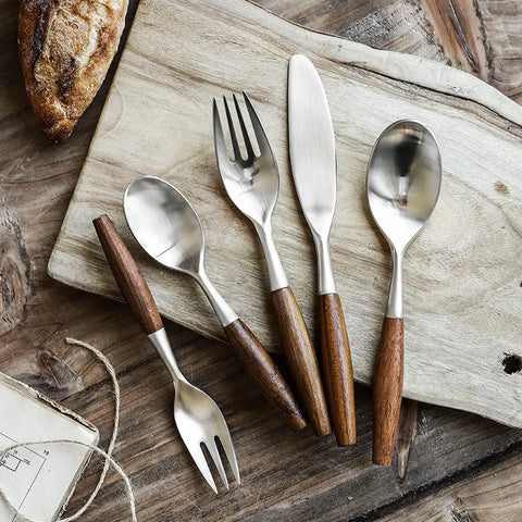 Norden Log-Handle Cutlery Set