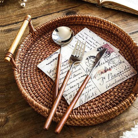 Toscana Rosewood Flatware Set