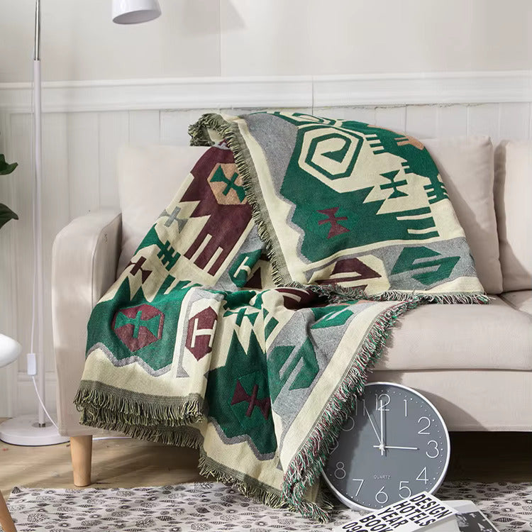 TERRA AZUL TRIBAL THROW