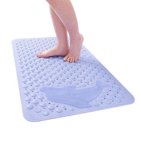 Non-Slip Bathtub Mat with Foot Scrubber