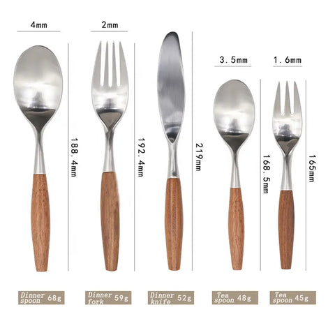 Norden Log-Handle Cutlery Set