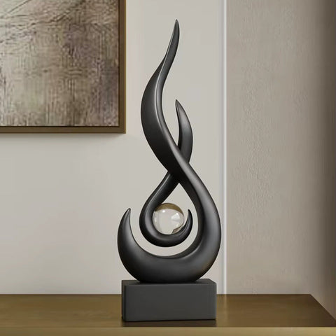 Flame & Crystal Ornament
