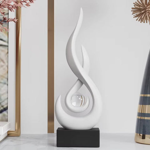 Flame & Crystal Ornament