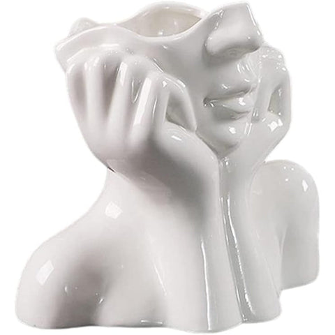 Half Face Modern Flower Vase